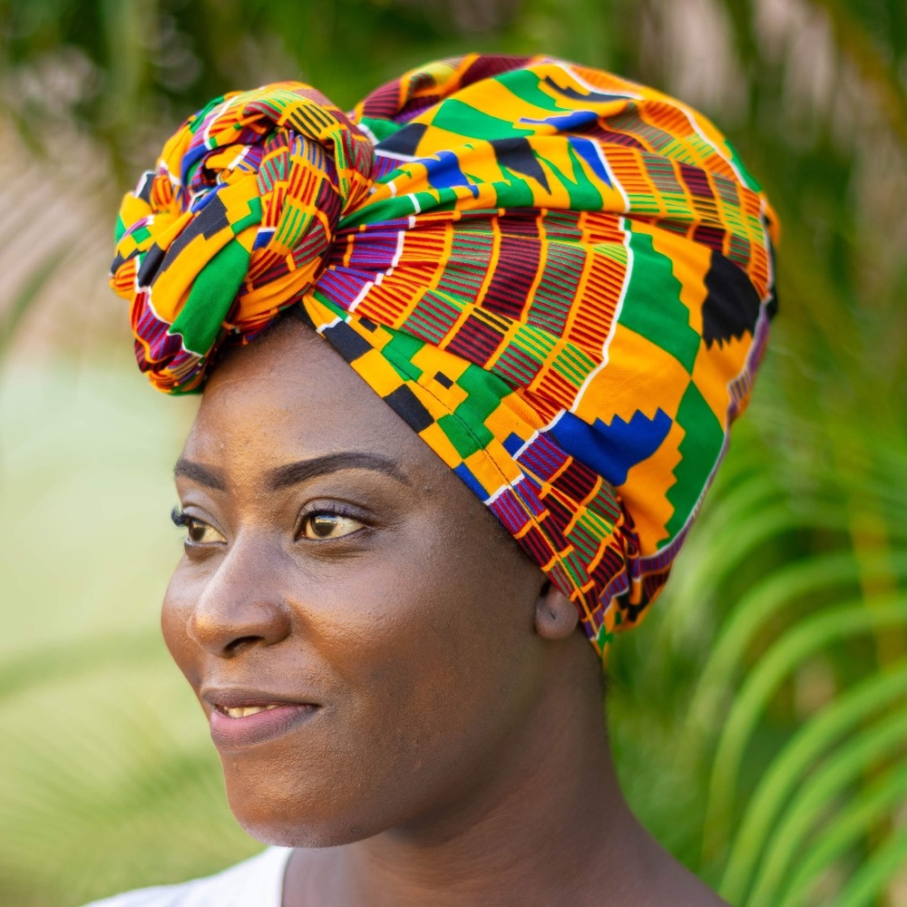 African Kente Head Wrap - K3